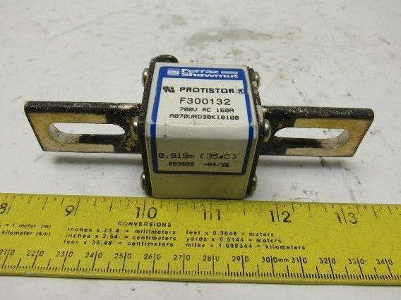 Ferraz F300132 Protistor 700VAC 160A Semiconductor Fuse