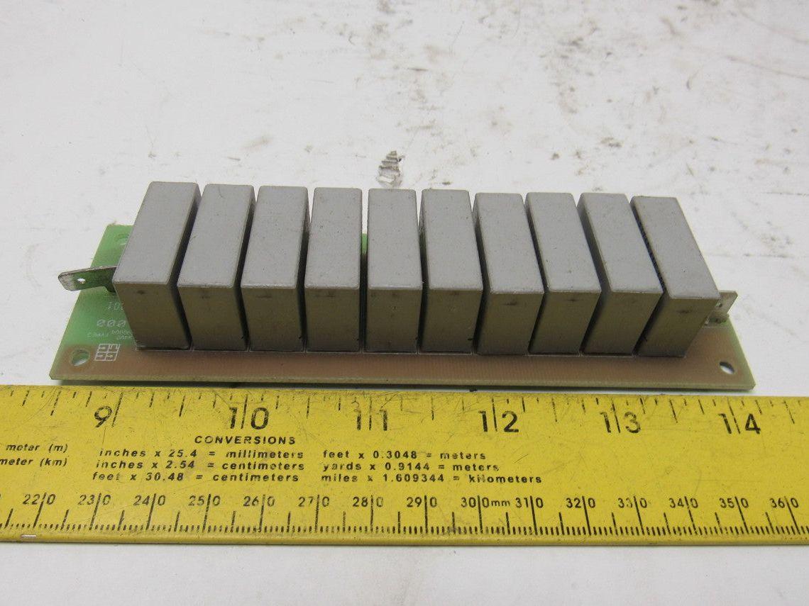 CCTC 21388-1 Capacitor Circuit Board 0.1uF x 10 250VAC Lot Of 4