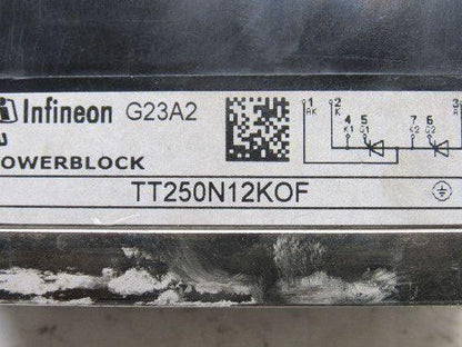 Infineon TT250N12KOF Phase Control Thyristor 1200-1800V 250A