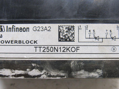 Infineon TT250N12KOF Phase Control Thyristor 1200-1800V 250A