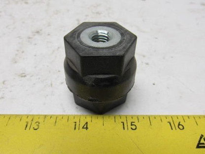 Black Glastic Style Composite Electrical Stand Off Isolator Insulator Lot Of 5