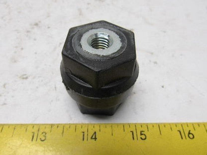 Black Glastic Style Composite Electrical Stand Off Isolator Insulator Lot Of 5