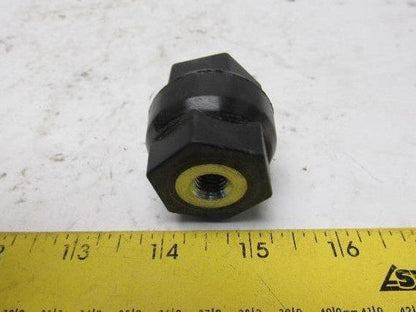 Black Glastic Style Composite Electrical Stand Off Isolator Insulator Lot Of 5