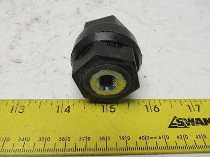 Black Glastic Style Composite Electrical Stand Off Isolator Insulator Lot Of 5