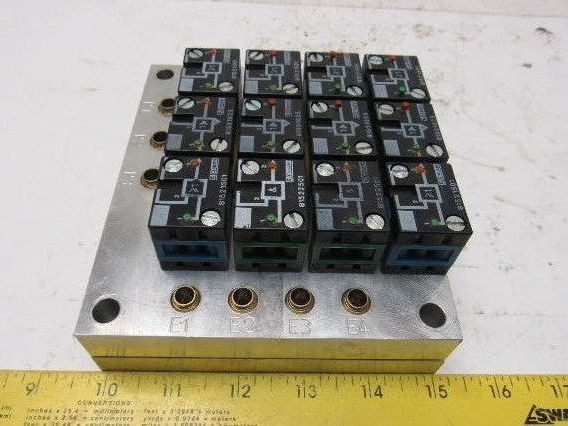 Rexroth Crouzet 81521501 Pneumatic Logic Component And Element Manifold Assembly