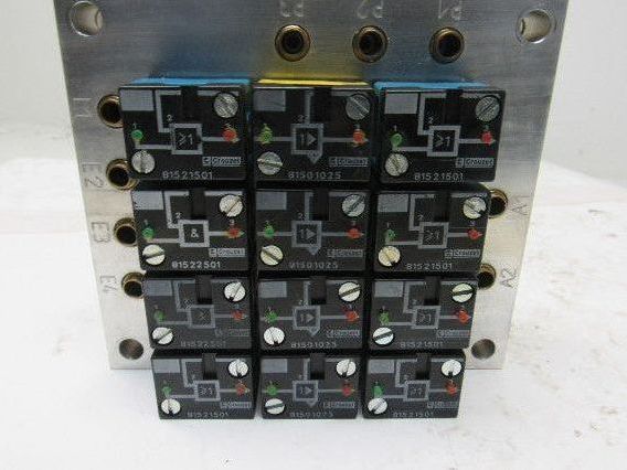 Rexroth Crouzet 81521501 Pneumatic Logic Component And Element Manifold Assembly