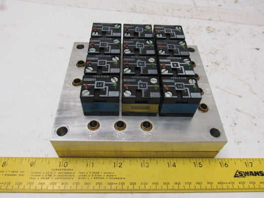Rexroth Crouzet 81521501 Pneumatic Logic Component And Element Manifold Assembly