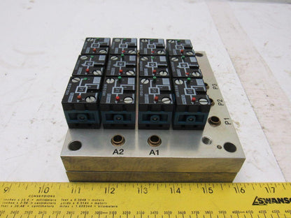 Rexroth Crouzet 81501025 Pneumatic Logic Component And Element Manifold Assembly