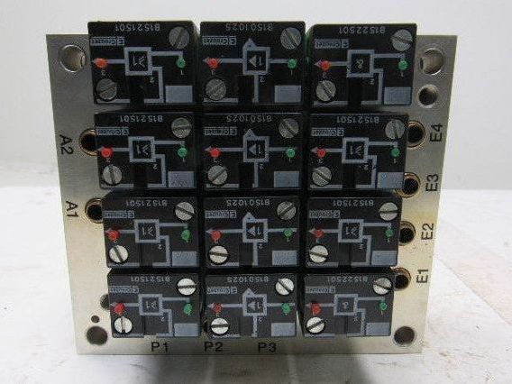 Rexroth Crouzet 81501025 Pneumatic Logic Component And Element Manifold Assembly
