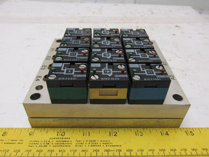 Rexroth Crouzet 81521501 Pneumatic Logic Component And Element Manifold Assembly