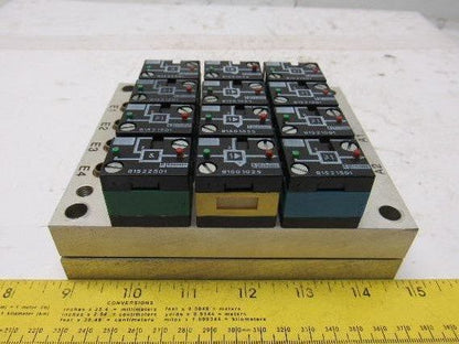 Rexroth Crouzet 81521501 Pneumatic Logic Component And Element Manifold Assembly