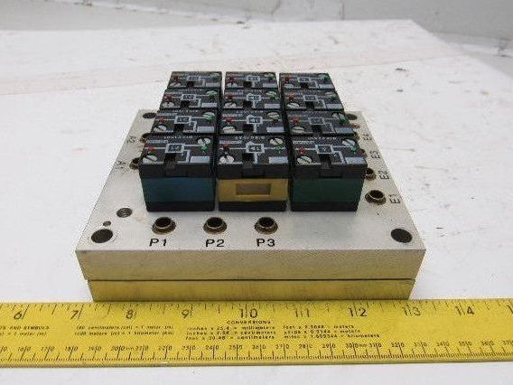 Rexroth Crouzet 81521501 Pneumatic Logic Component And Element Manifold Assembly