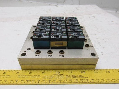 Rexroth Crouzet 81521501 Pneumatic Logic Component And Element Manifold Assembly