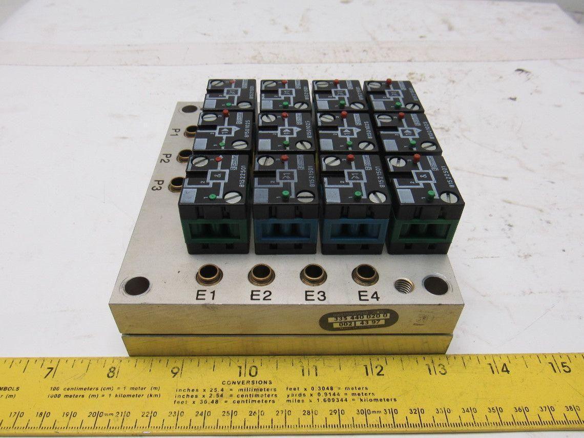 Rexroth Crouzet 81521501 Pneumatic Logic Component And Element Manifold Assembly