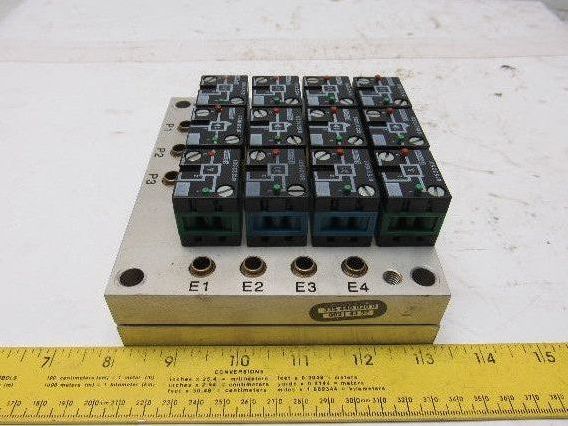 Rexroth Crouzet 81521501 Pneumatic Logic Component And Element Manifold Assembly