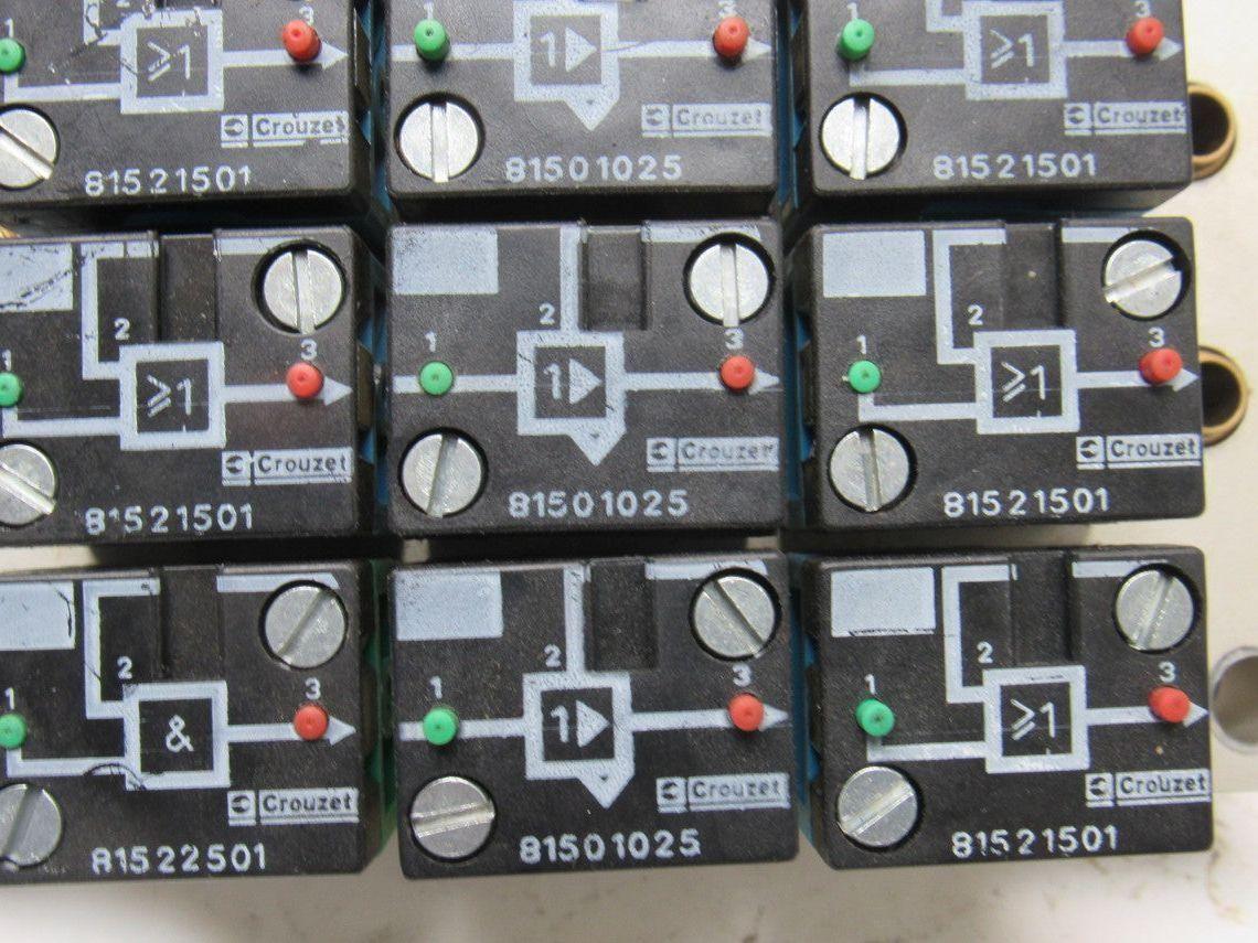 Rexroth Crouzet  81521501 Pneumatic Logic Component Element Manifold Assembly