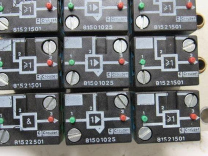 Rexroth Crouzet  81521501 Pneumatic Logic Component Element Manifold Assembly
