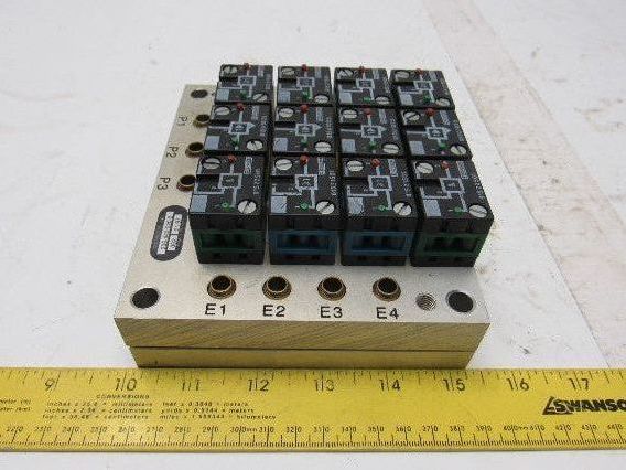 Rexroth Crouzet  81521501 Pneumatic Logic Component Element Manifold Assembly