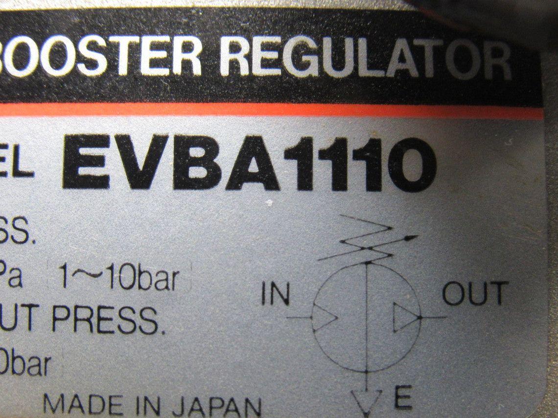 SMC EVBA1110 1-10 Bar Input 20 Bar Output Pressure Booster Regulator