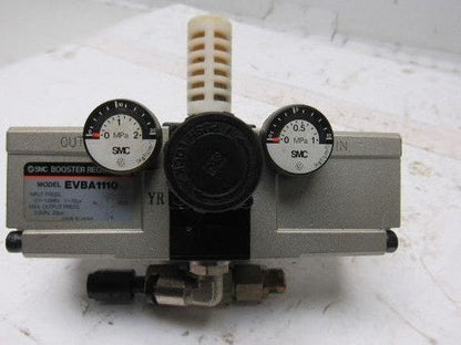 SMC EVBA1110 1-10 Bar Input 20 Bar Output Pressure Booster Regulator