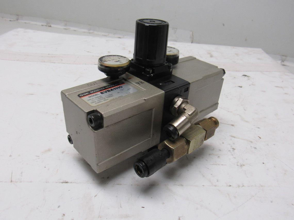 SMC EVBA1110 1-10 Bar Input 20 Bar Output Pressure Booster Regulator