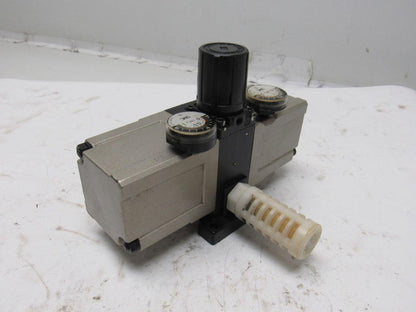 SMC EVBA1110 1-10 Bar Input 20 Bar Output Pressure Booster Regulator