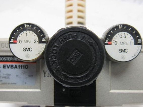SMC EVBA1110 1-10 Bar Input 20 Bar Output Pressure Booster Regulator