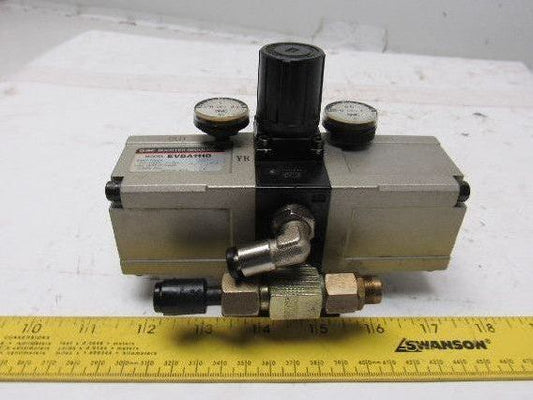 SMC EVBA1110 1-10 Bar Input 20 Bar Output Pressure Booster Regulator