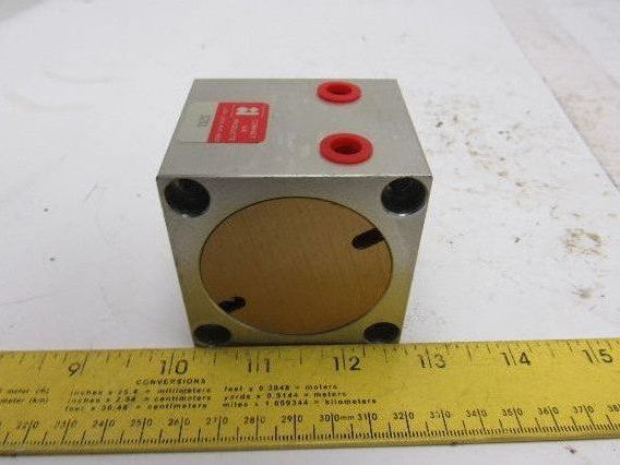 Compact Air Products S2X1 2-1/2" Square Bore Air Cylinder 1" Stroke
