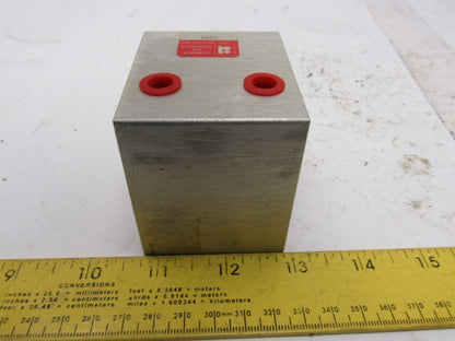 Compact Air Products S2X1 2-1/2" Square Bore Air Cylinder 1" Stroke