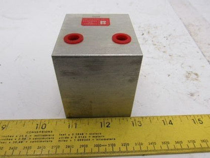 Compact Air Products S2X1 2-1/2" Square Bore Air Cylinder 1" Stroke