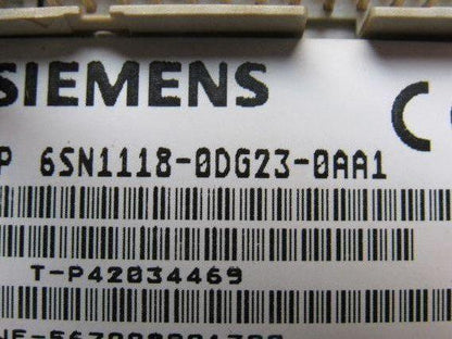 Siemens 6SN1118-0DG23-0AA1 Ver A Simodrive Module Card