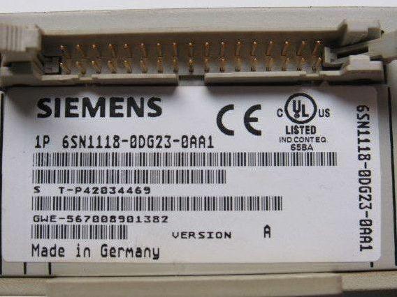 Siemens 6SN1118-0DG23-0AA1 Ver A Simodrive Module Card