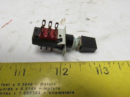 Centralab PBS-2M 2PDT Momentary Contact 1A-28 VDC .45A-115V Push Button Lot/6