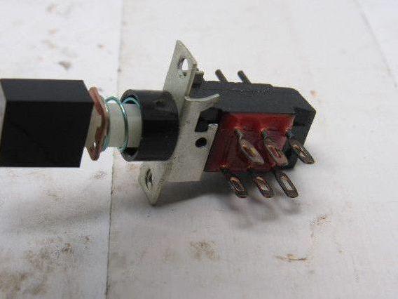 Centralab PBS-2M 2PDT Momentary Contact 1A-28 VDC .45A-115V Push Button Lot/6