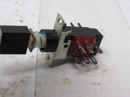 Centralab PBS-2M 2PDT Momentary Contact 1A-28 VDC .45A-115V Push Button Lot/6