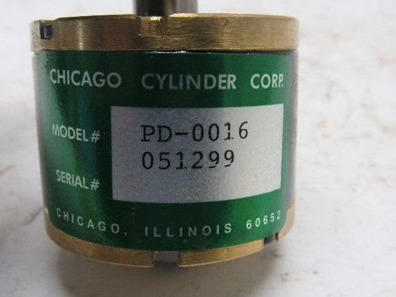 Chicago Pneumatic PD-0016 2" Bore 1/2" Stroke Double Ended Push Pull Cylinder