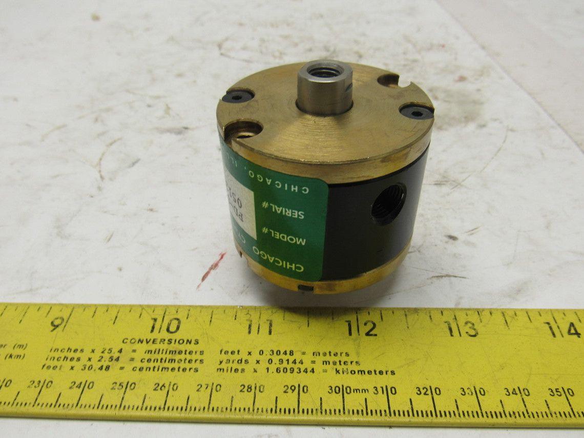 Chicago Pneumatic PD-0016 2" Bore 1/2" Stroke Double Ended Push Pull Cylinder