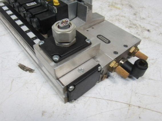Rexroth 5777060220 5/2 Single Solenoid Valve Bank Manifold 24VDC Coil