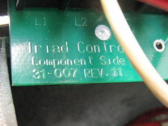 Triad Controls 31-007 REV 11 Touch Sensor Control