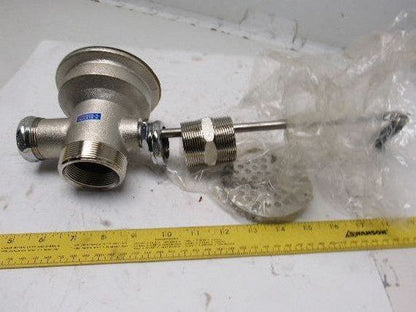 Chicago 1366 FDNF Commercial Drain 3-1/2" Sink Opening 2" Outlet Twist Handle