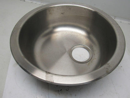 Emsen IKEA 501.141.36 18" Stainless Steel Round Drop In Stainless Steel Bar Sink