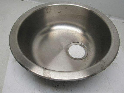 Emsen IKEA 501.141.36 18" Stainless Steel Round Drop In Stainless Steel Bar Sink