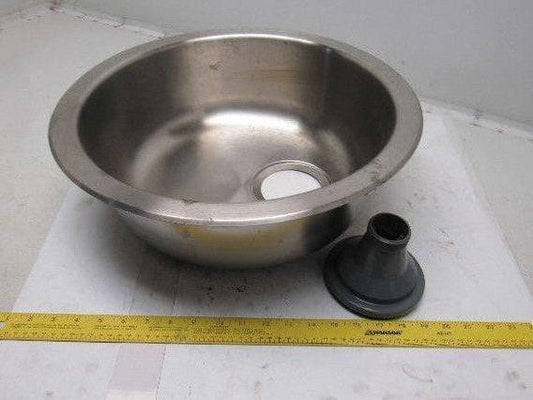 Emsen IKEA 501.141.36 18" Stainless Steel Round Drop In Stainless Steel Bar Sink