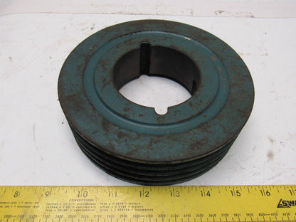 6-7/8" OD 4 Groove 3V-Belt Size Pulley Sheave 2517 Bushed Bore 3600 RPM