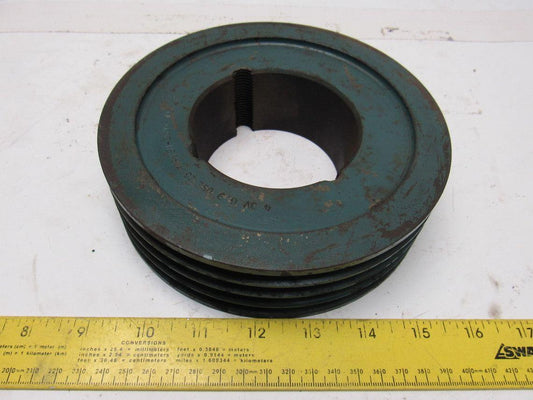 6-7/8" OD 4 Groove 3V-Belt Size Pulley Sheave 2517 Bushed Bore 3600 RPM