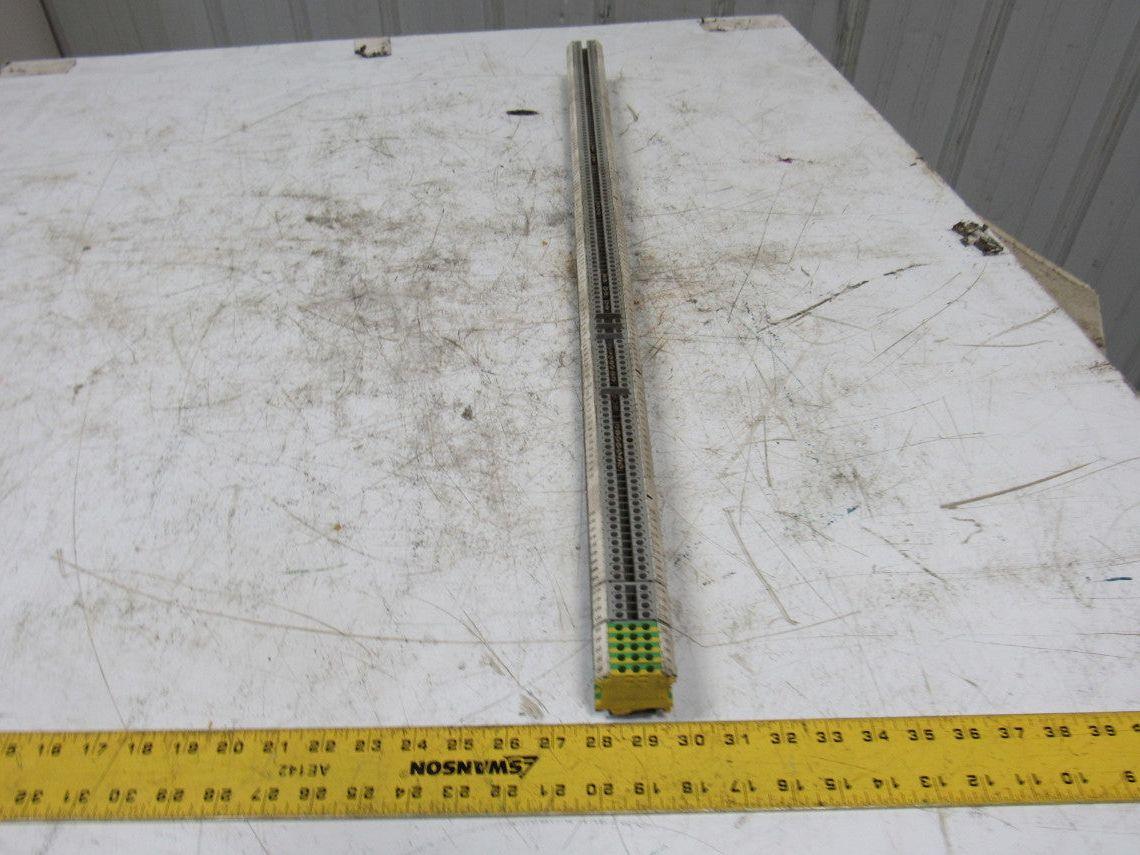 Phoenix Contact UK4 Terminal Block Strip On DIN Rail 125+ Pieces