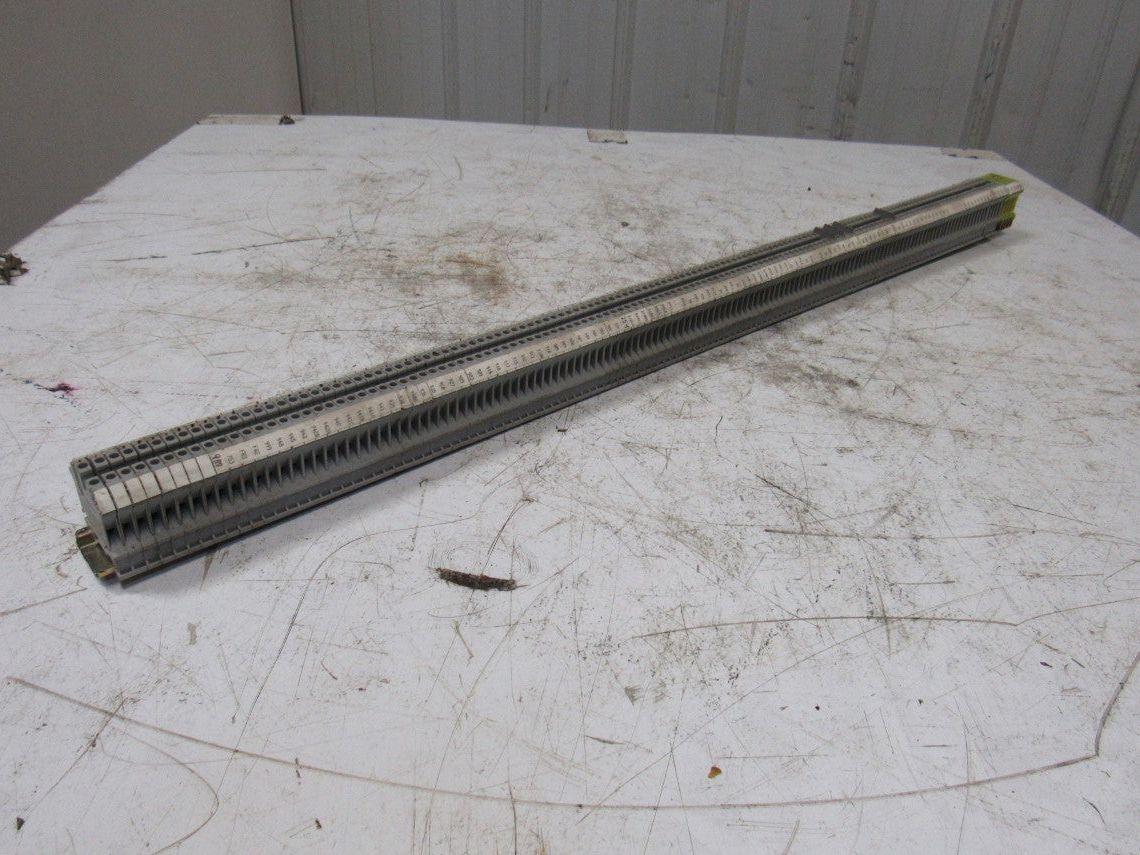 Phoenix Contact UK4 Terminal Block Strip On DIN Rail 125+ Pieces