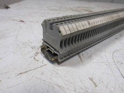 Phoenix Contact UK4 Terminal Block Strip On DIN Rail 125+ Pieces