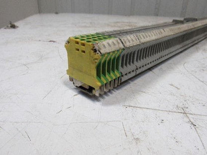 Phoenix Contact UK4 Terminal Block Strip On DIN Rail 125+ Pieces